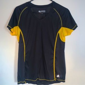 New Deal Athletics Women’s Shirt Size L Black & Yellow New W/ Tag